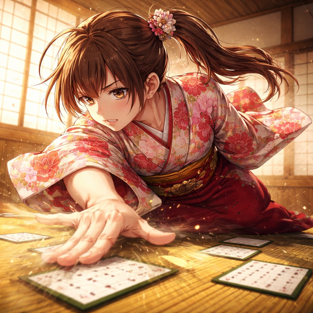 競技かるたを刈る