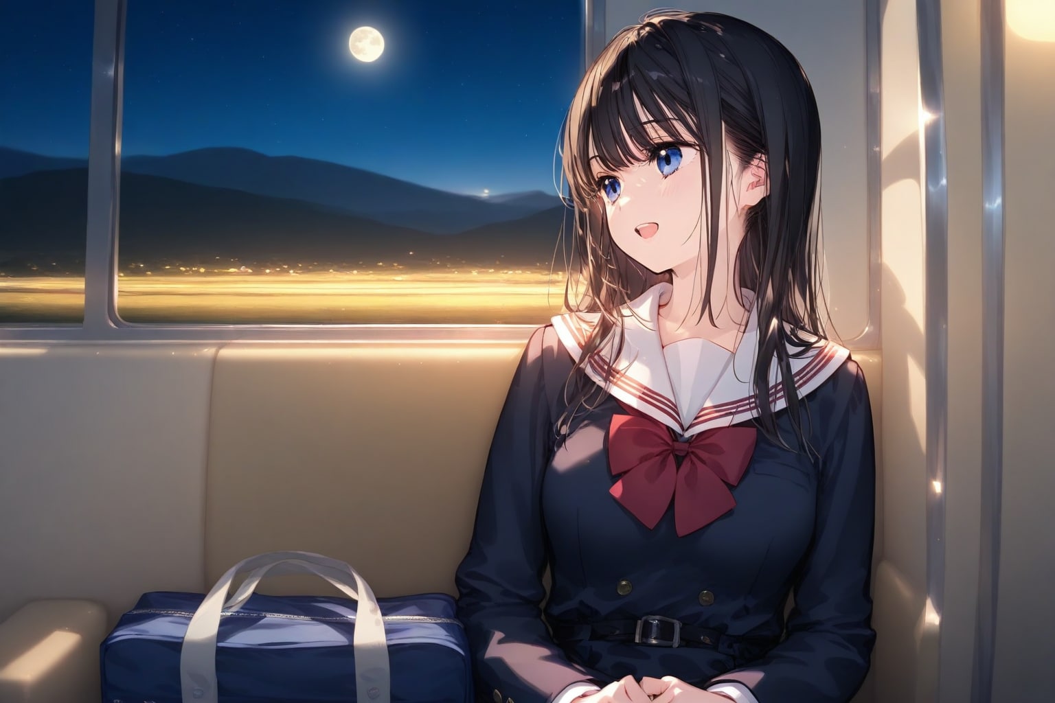 電車に揺られて