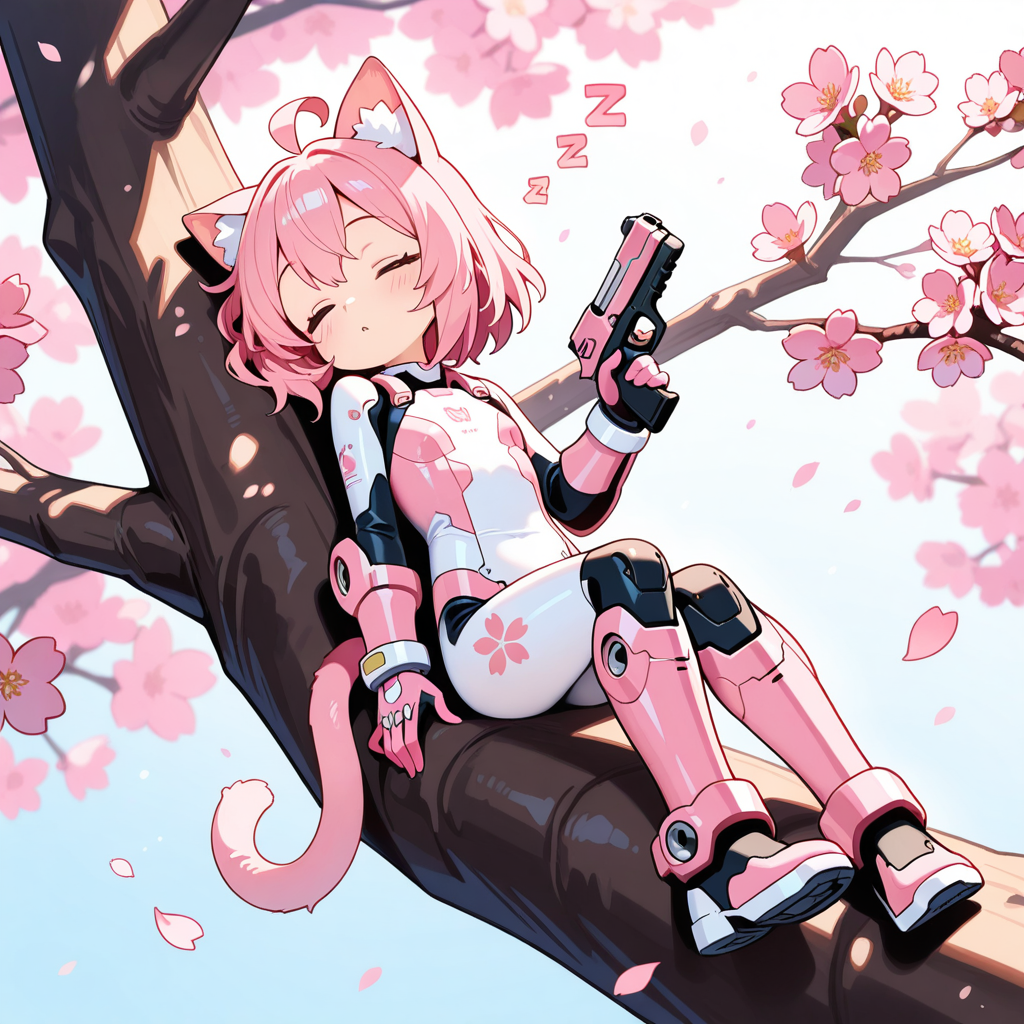 桜前線防衛隊！に参加したねこちゃんだったが・・・。😱