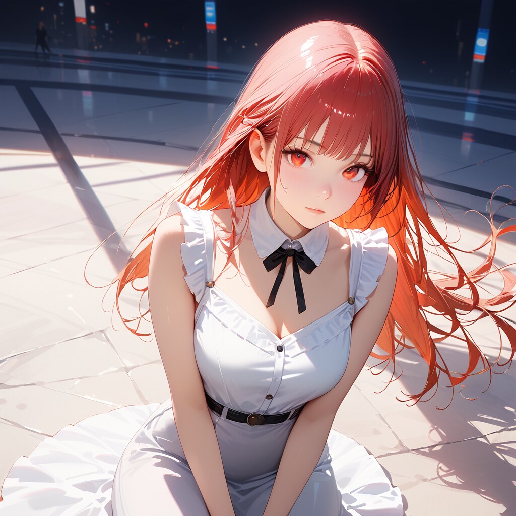 ロングスカート女子