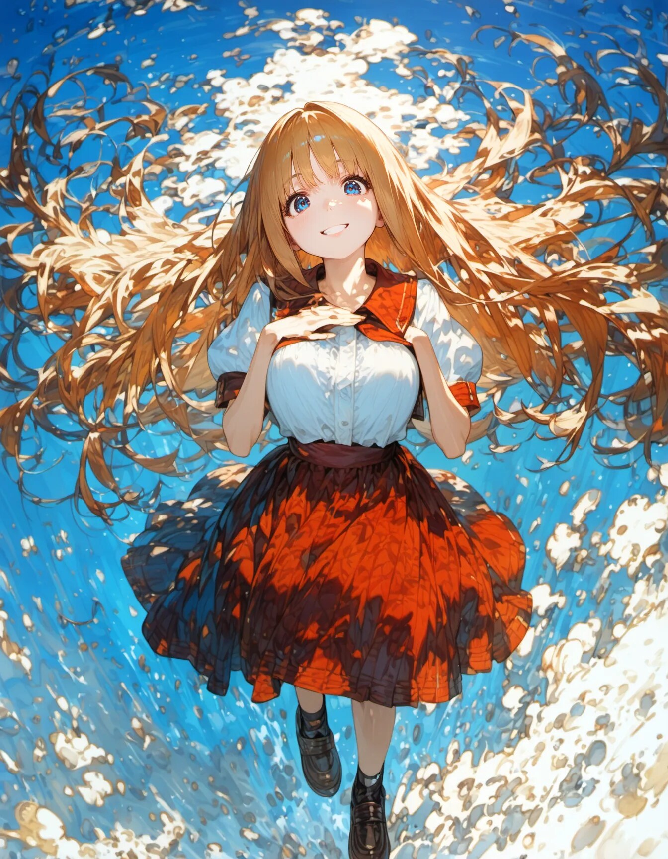 Dancing Above the Summer Tide | の人気AIイラスト・グラビア