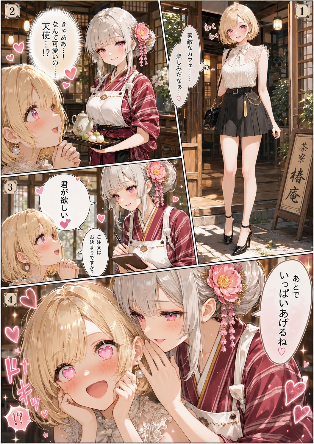 天使がいる和風喫茶