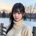 雪ポートレート 8/8 8枚目