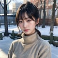雪ポートレート 8/8 10枚目
