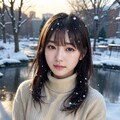 雪ポートレート 8/8 5枚目