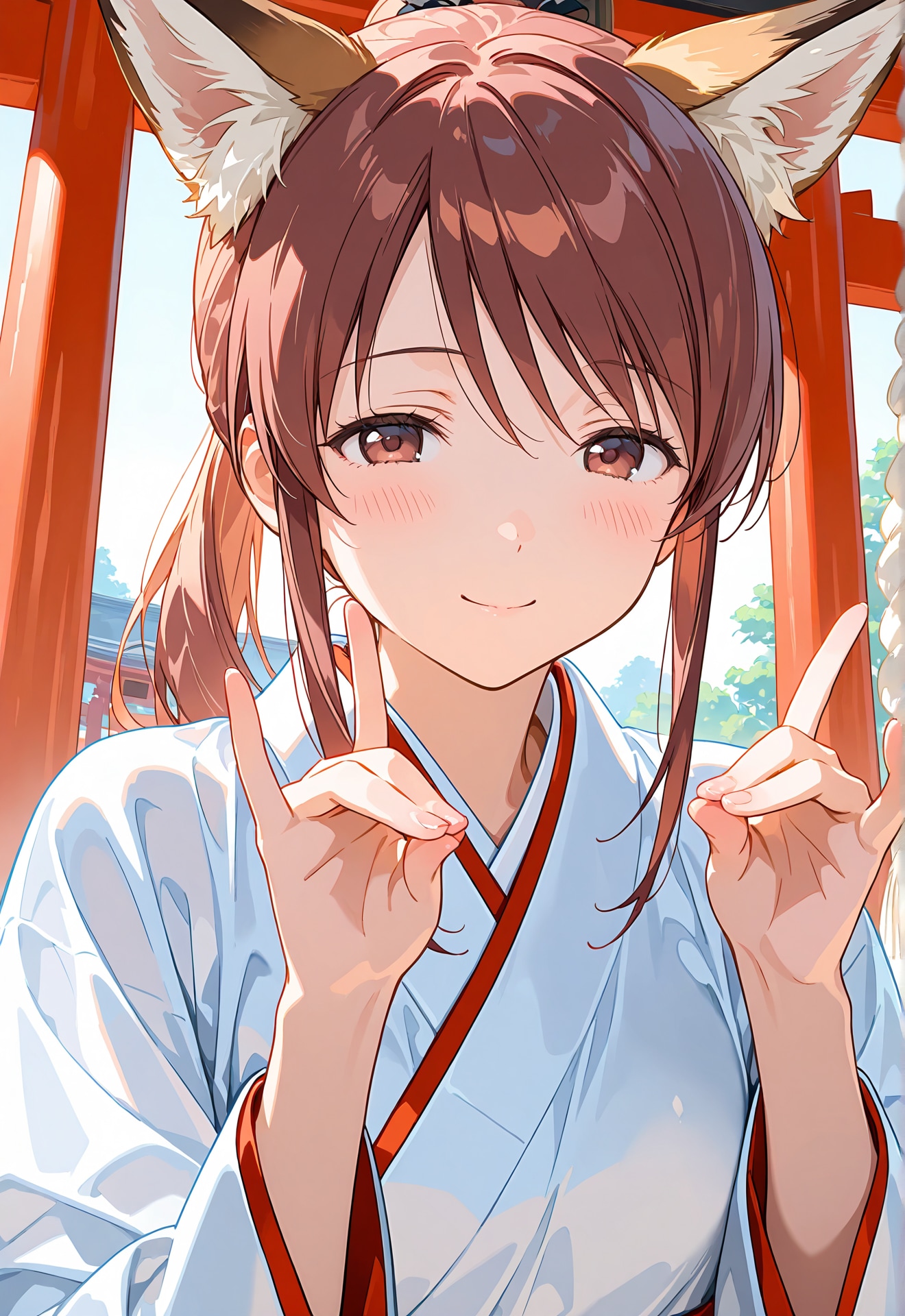 狐巫女な三船さん