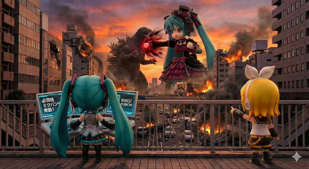 ロボミクっ！必殺ミクパンチ💥