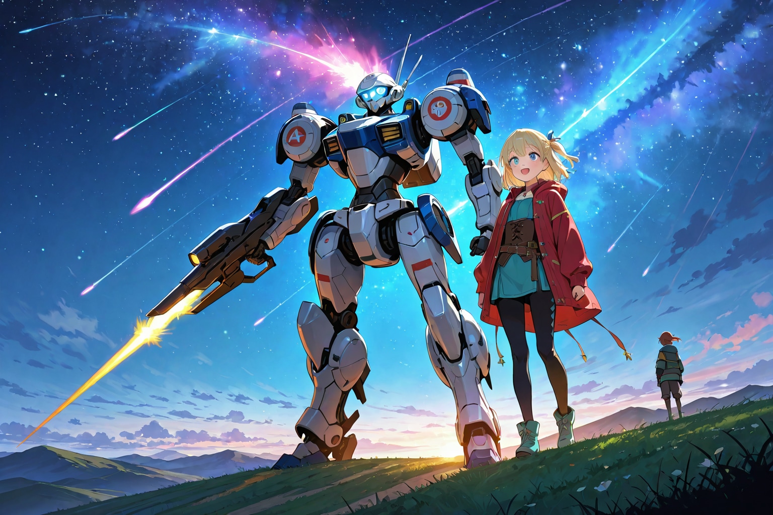 星空の守護者と少女の冒険 | の人気AIイラスト・グラビア