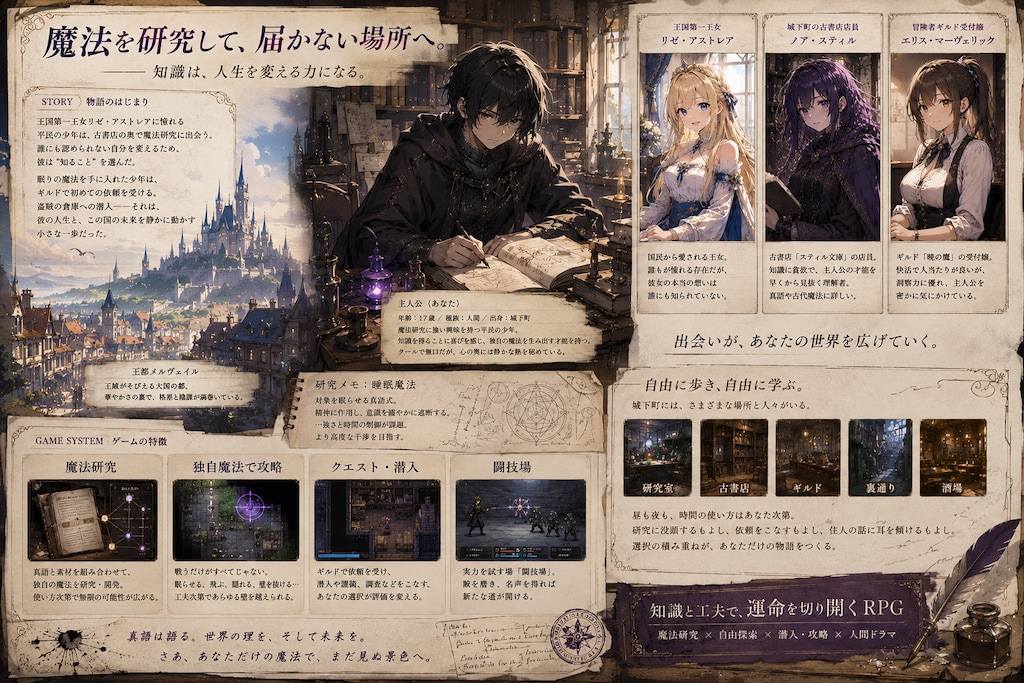 魔法研究ゲーム