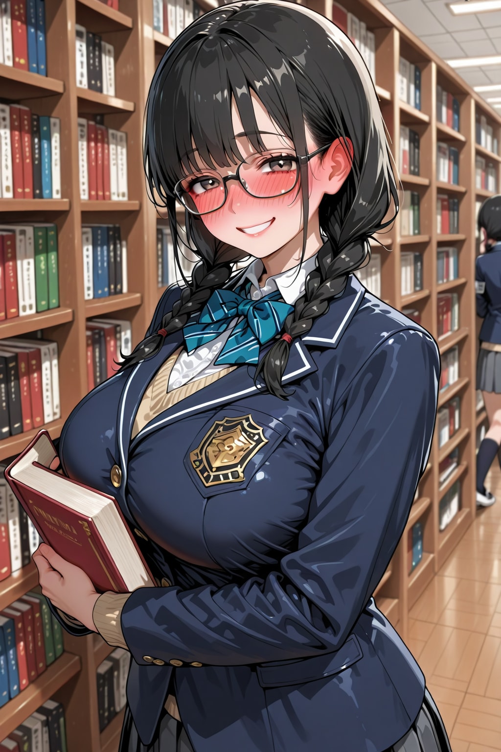 図書室とメガネ少女（CANDY）