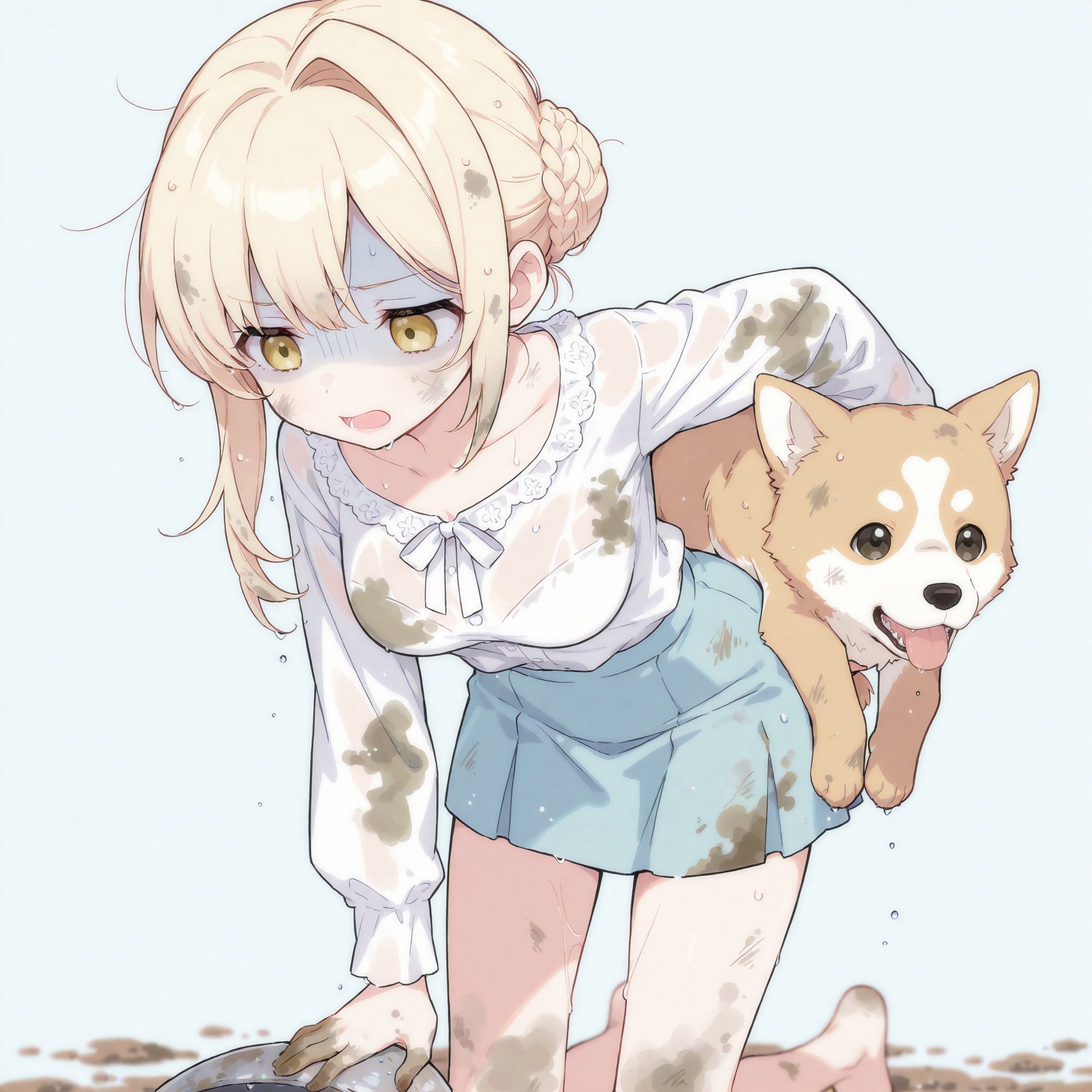 どろんこあかりちゃん | の人気AIイラスト・グラビア