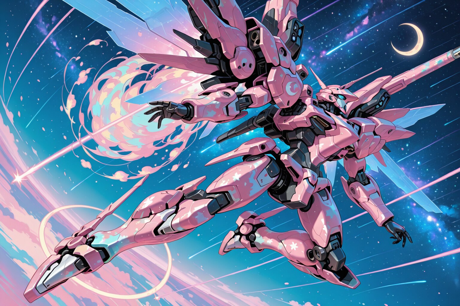 春色ECHIDNAメカ②宇宙（そら）へ | の人気AIイラスト・グラビア