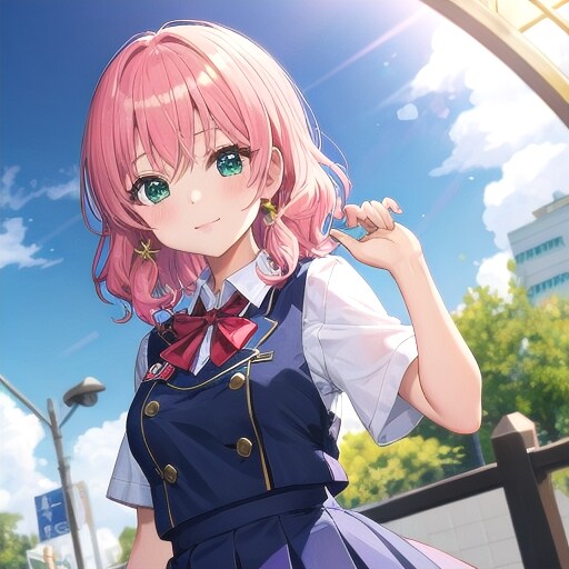 夏の日差しを浴びる女の子 | の人気AIイラスト・グラビア