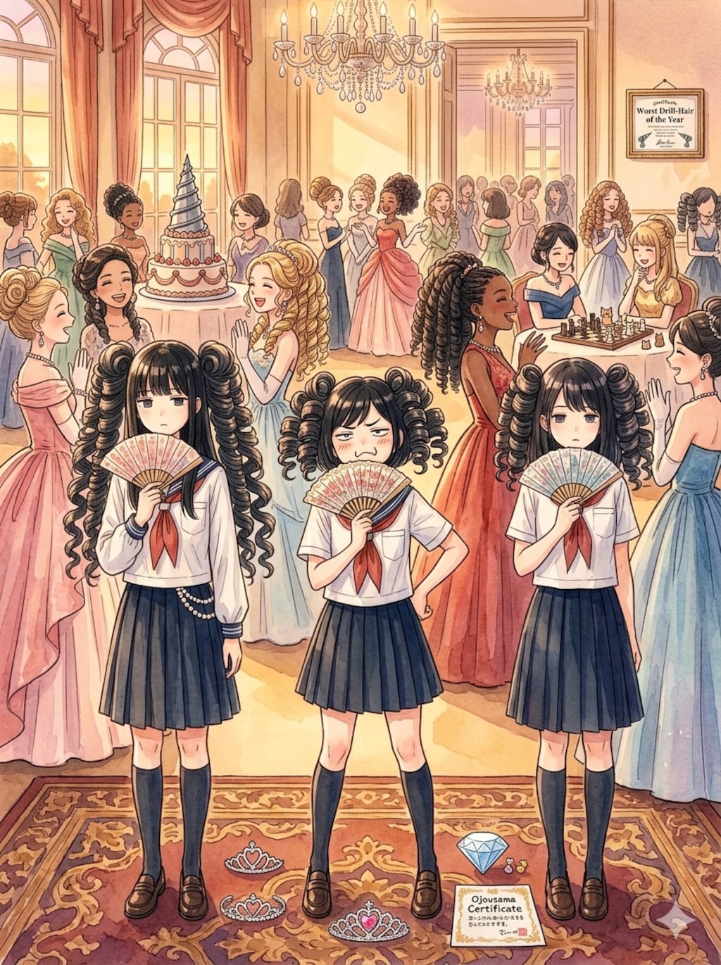 お嬢様ごっこ同好会　ドリルヘアこそ正義