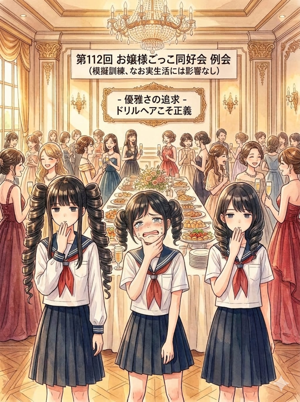 お嬢様ごっこ同好会　ドリルヘアこそ正義