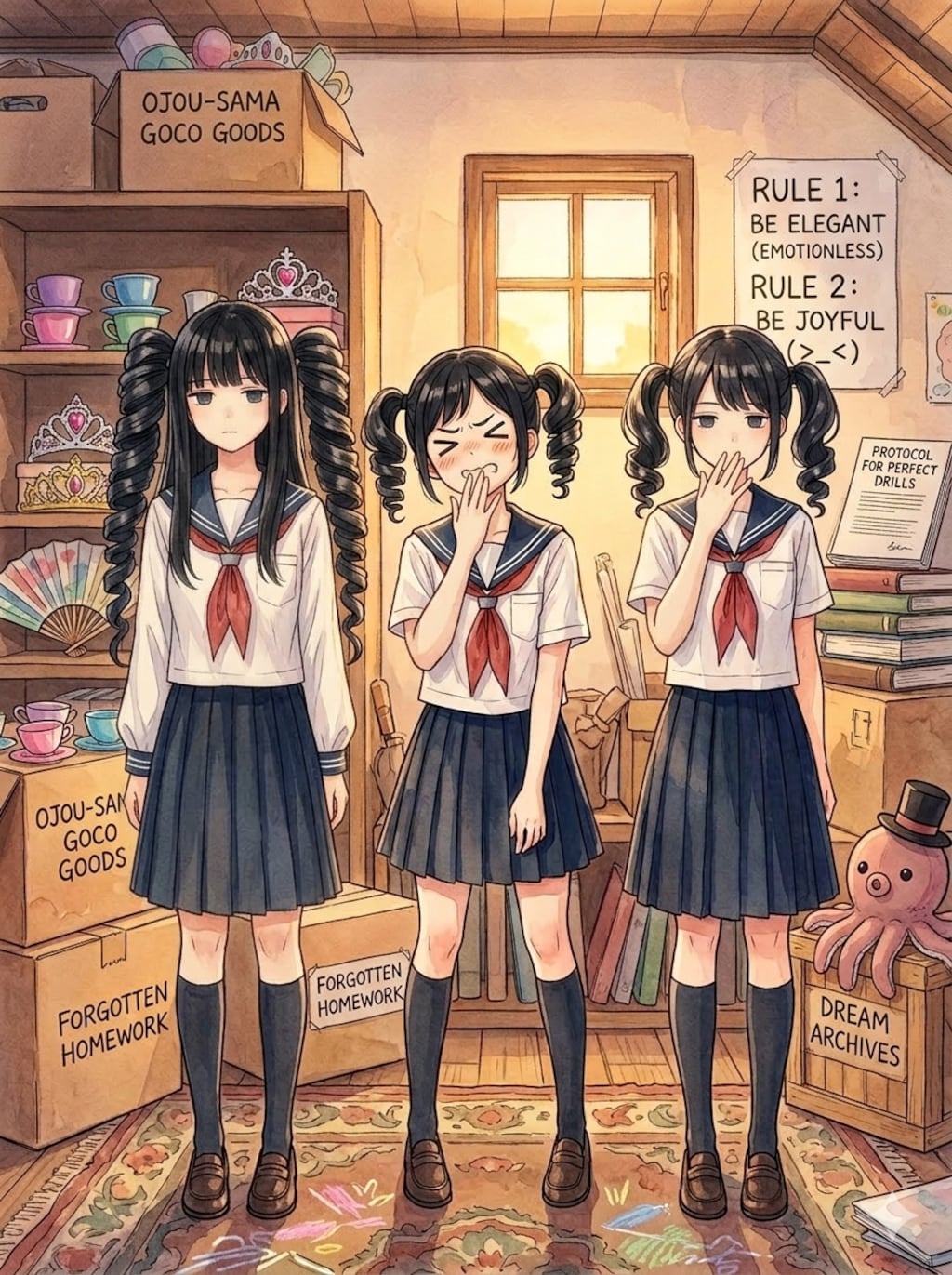 お嬢様ごっこ同好会　ドリルヘアこそ正義