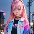 カラフル系雑誌のストリートスナップ（夜） 5枚目