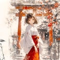 けも耳神社の巫女の君 3枚目
