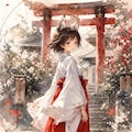けも耳神社の巫女の君 2枚目