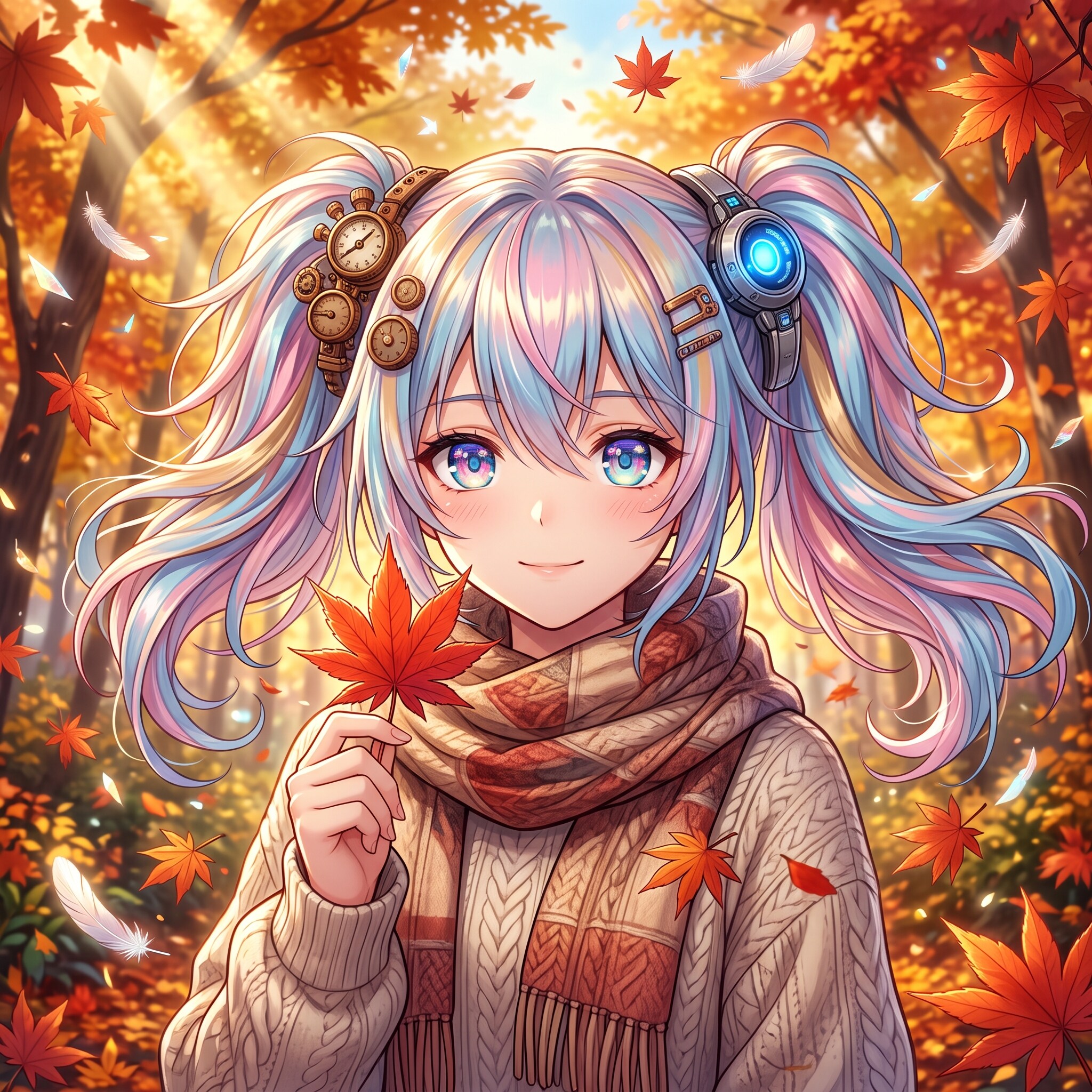 紅葉狩り ライリちゃん | の人気AIイラスト・グラビア