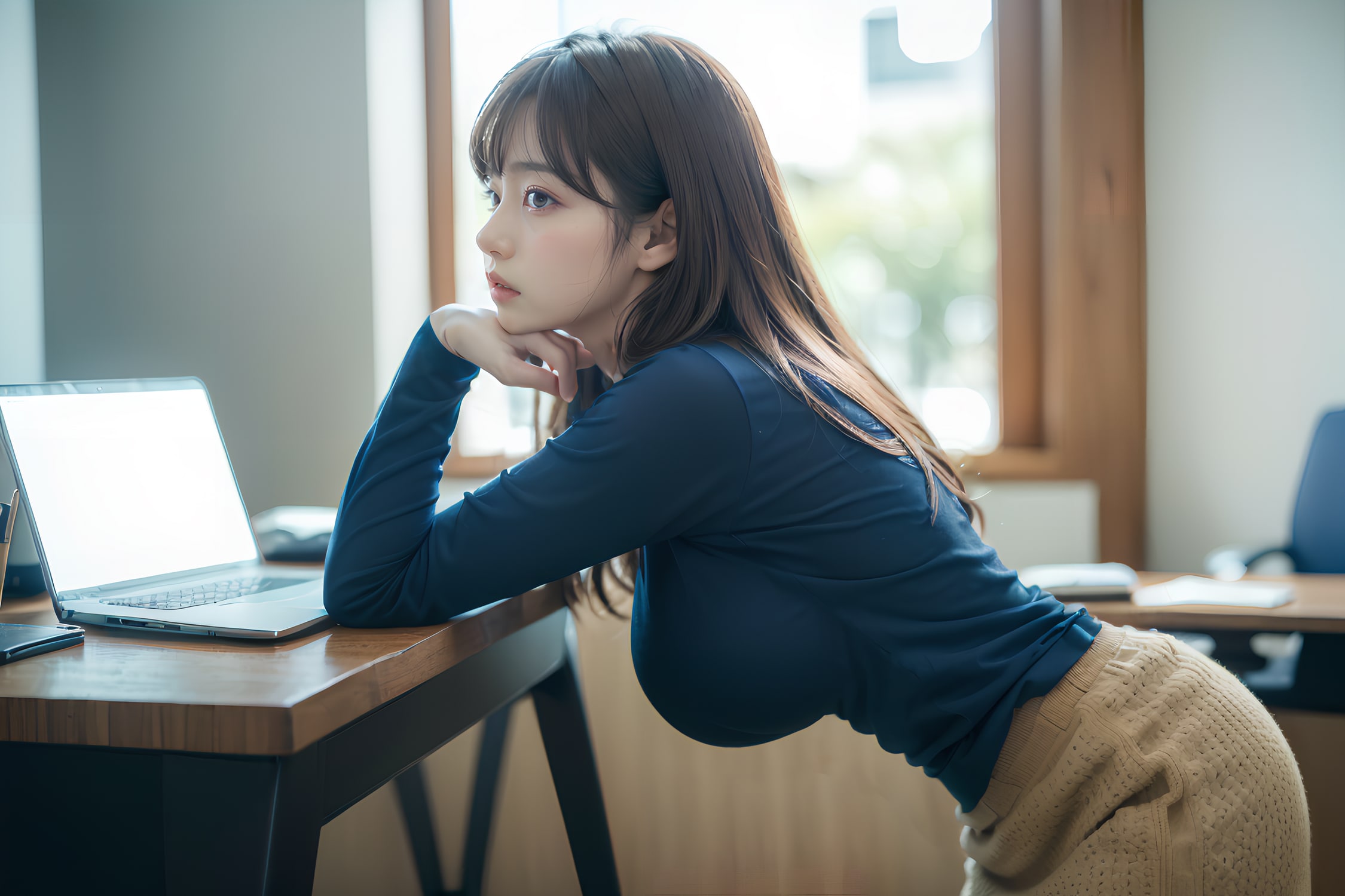 おっぱいアピールOL香織