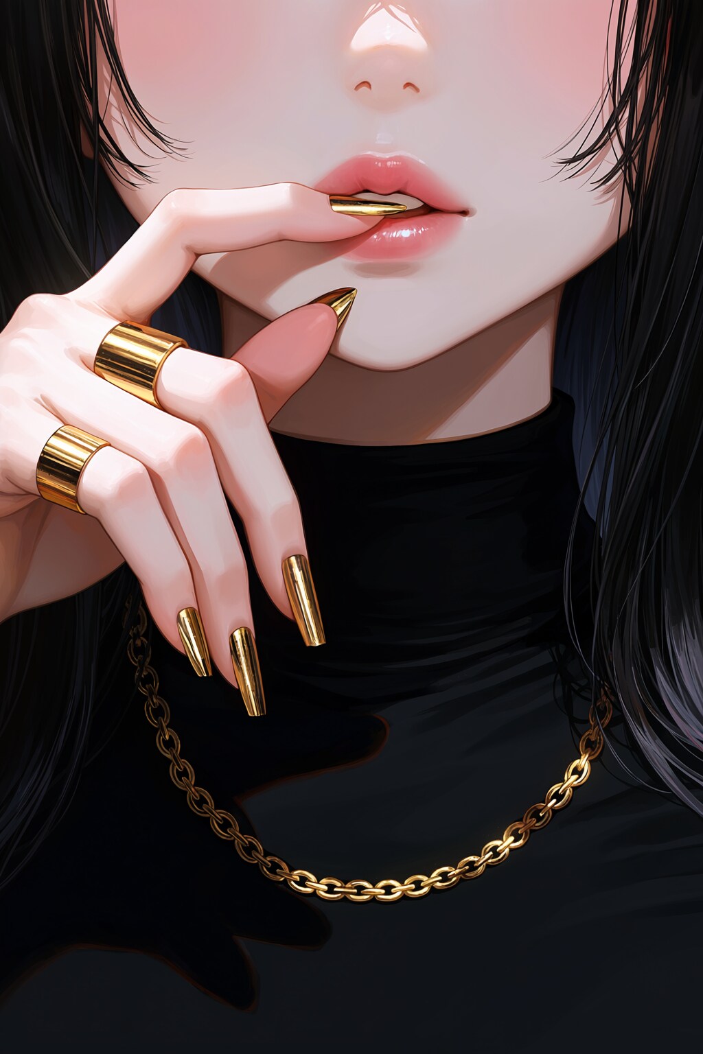 ゴールドアクセ | の人気AIイラスト・グラビア