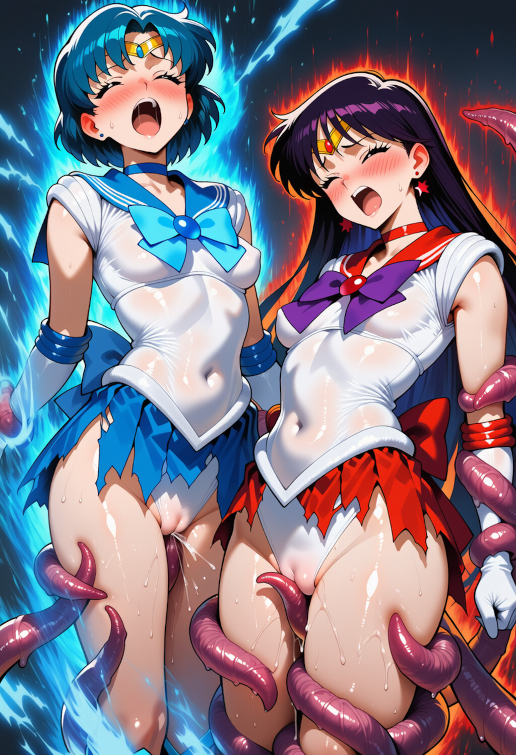 触手には勝てない