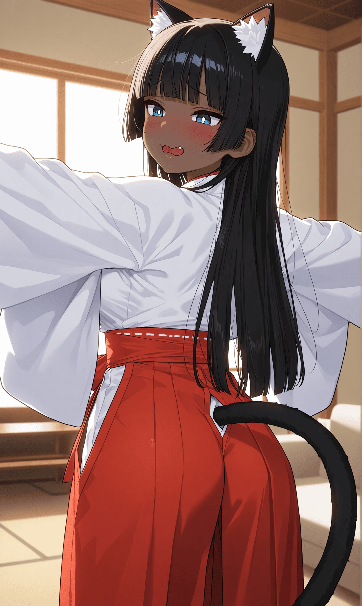 「まずは巫女服になれることだ」 | の人気AIイラスト・グラビア