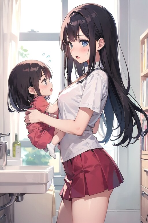 えっ、うそ、やだ、小さくなっちゃった。 | の人気AIイラスト・グラビア