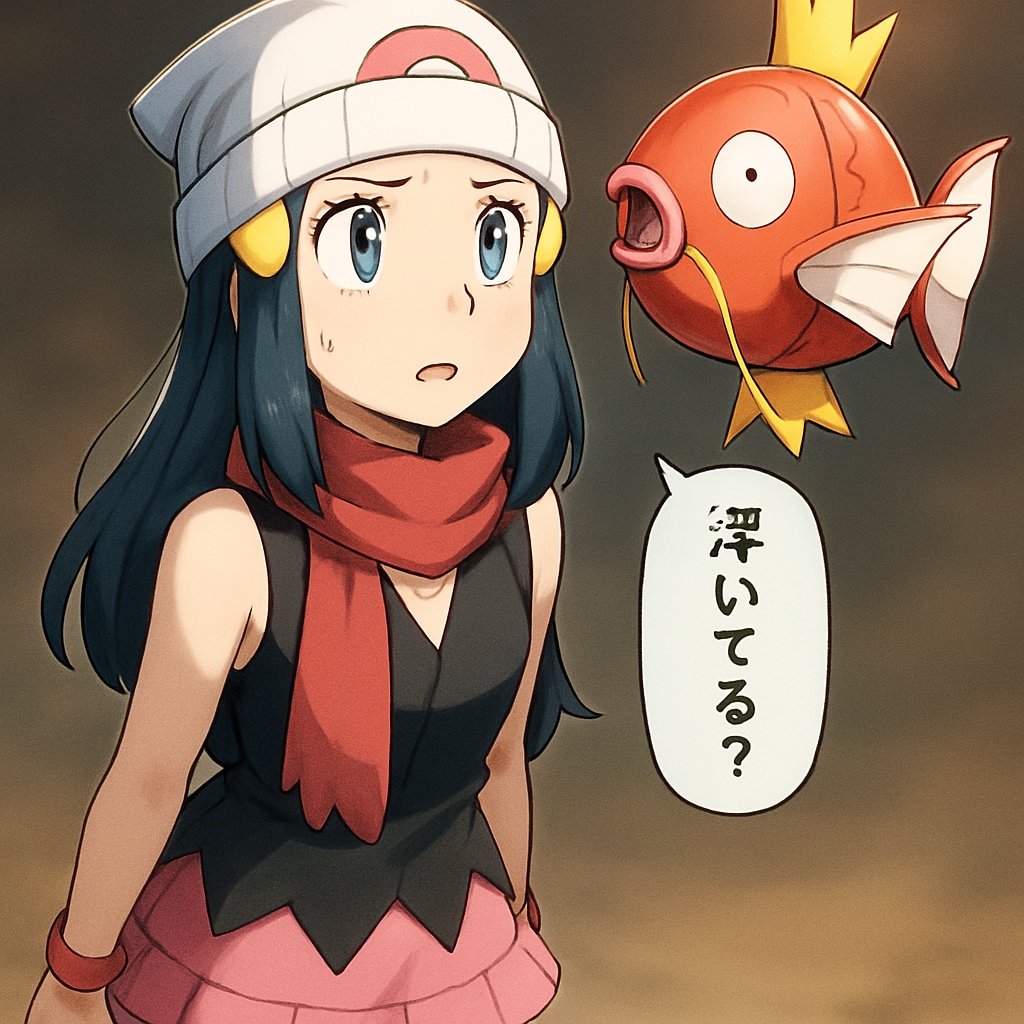 宙を泳ぐ水タイプ