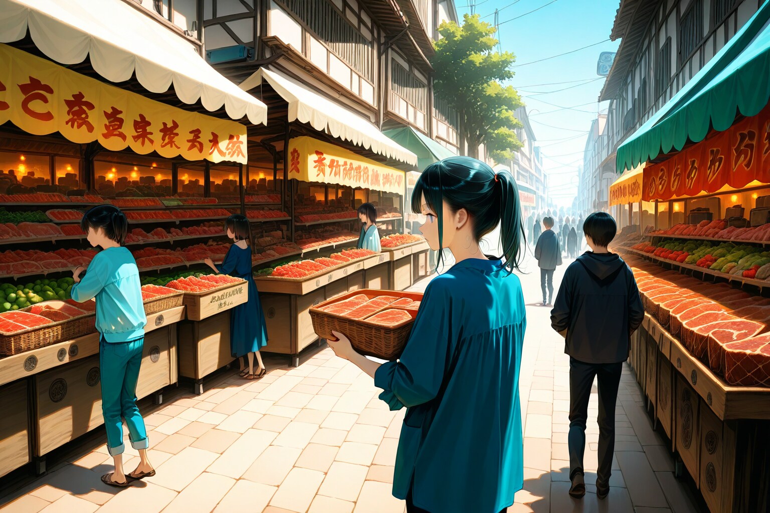 肉市場
