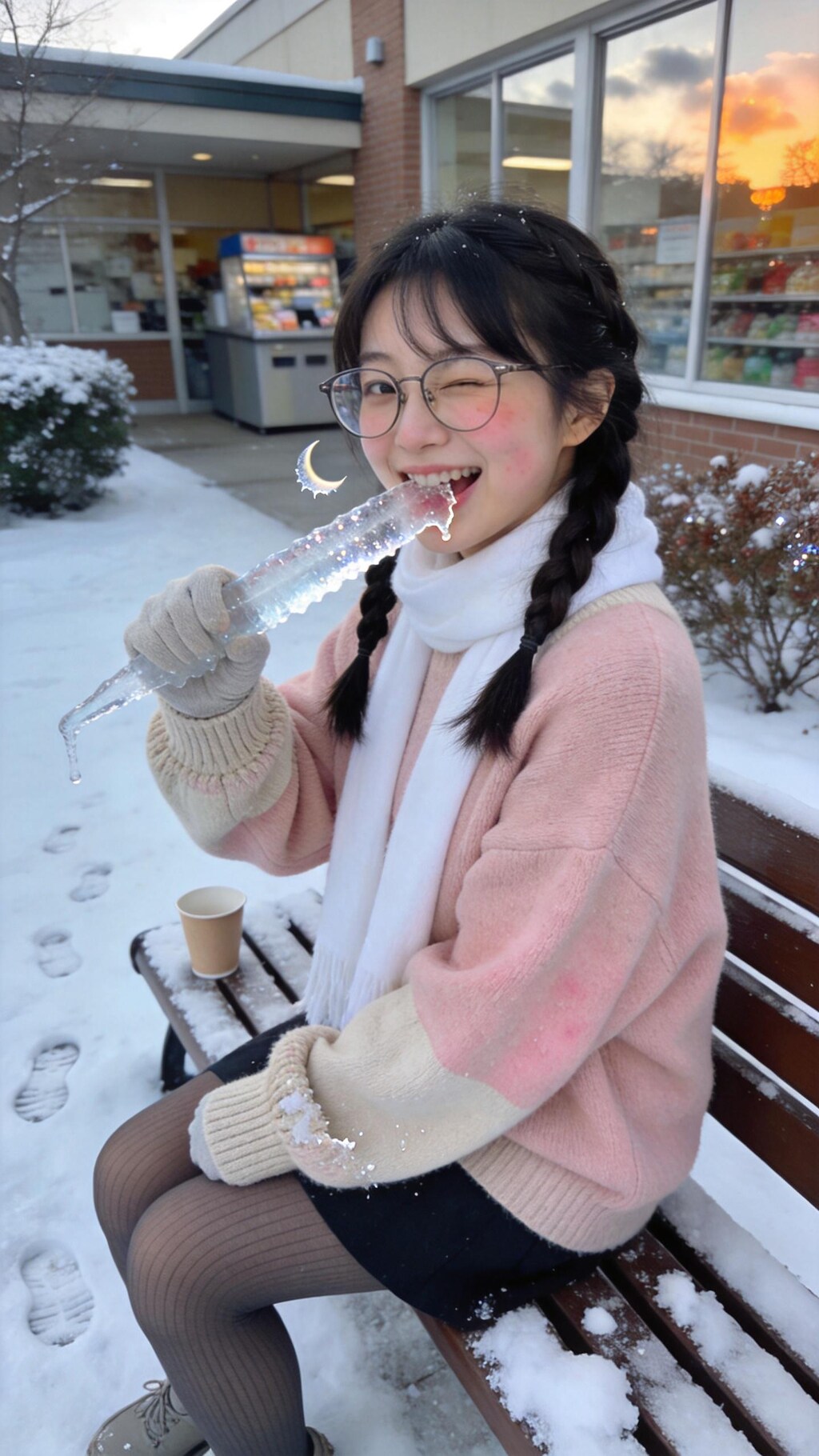 Snowflakes and Frozen Smiles