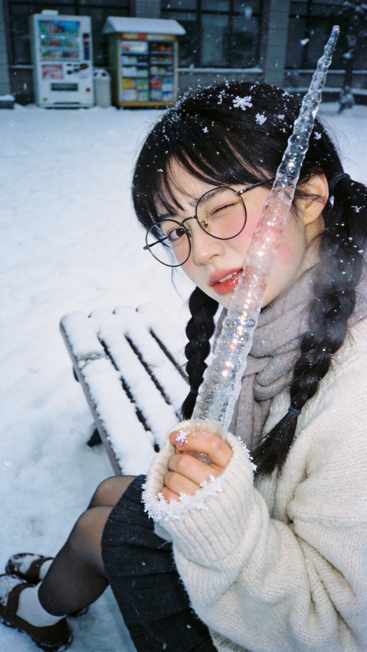 Snowflakes and Frozen Smiles