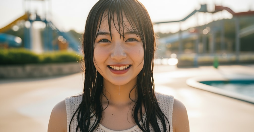 プールサイドさん