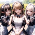 エルフメイド達 2枚目