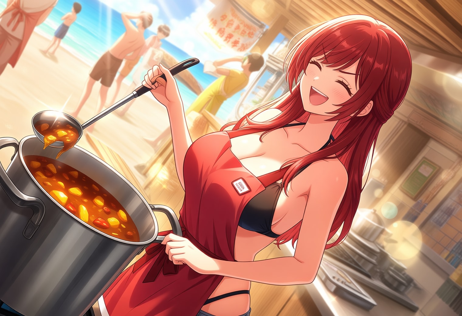 スパイシー先輩 in 海の家