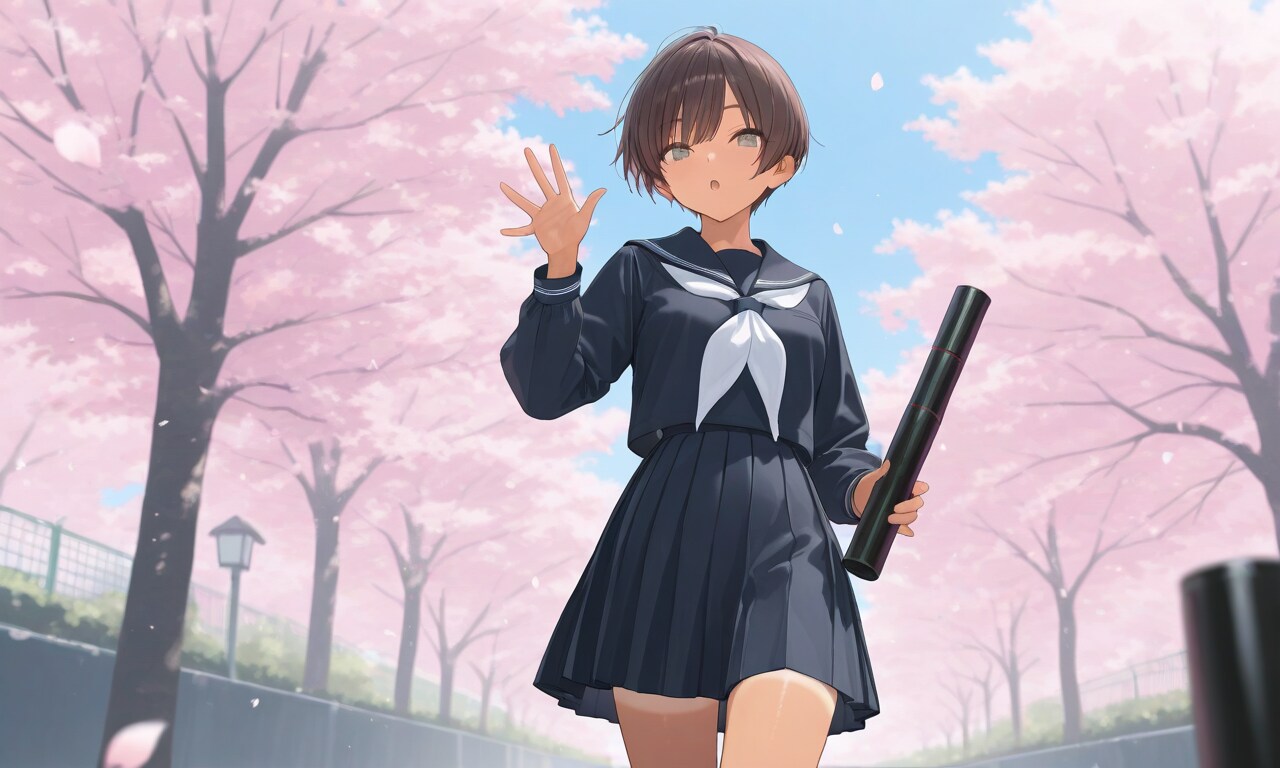 卒業　紗那ちゃん