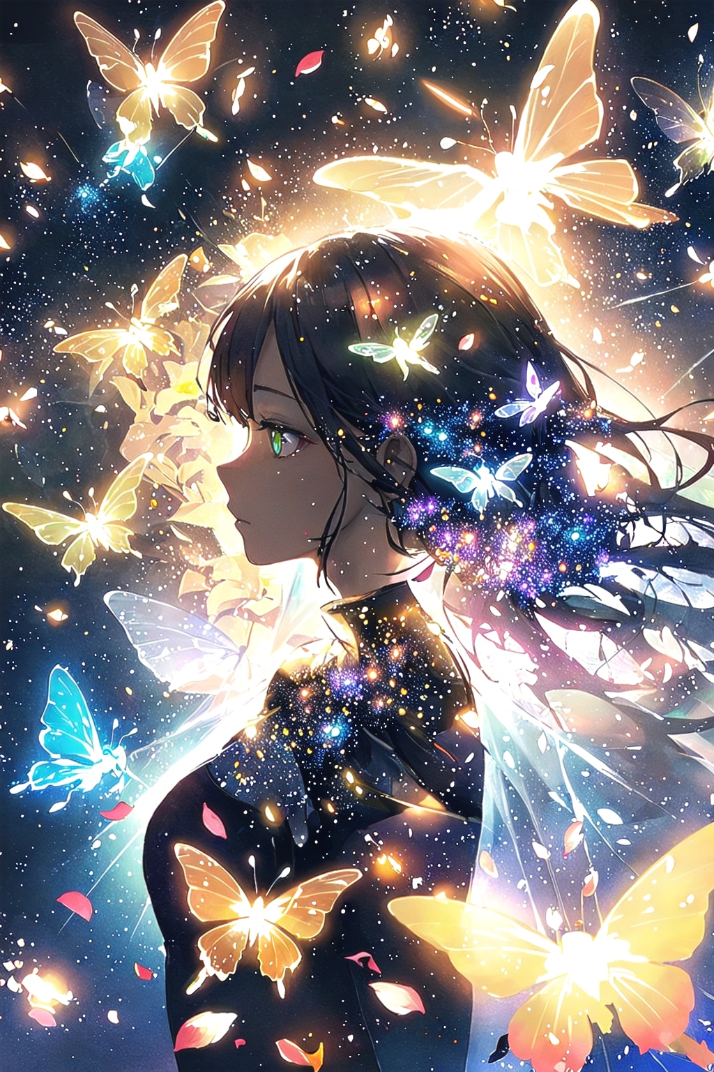 光、纏う | の人気AIイラスト・グラビア