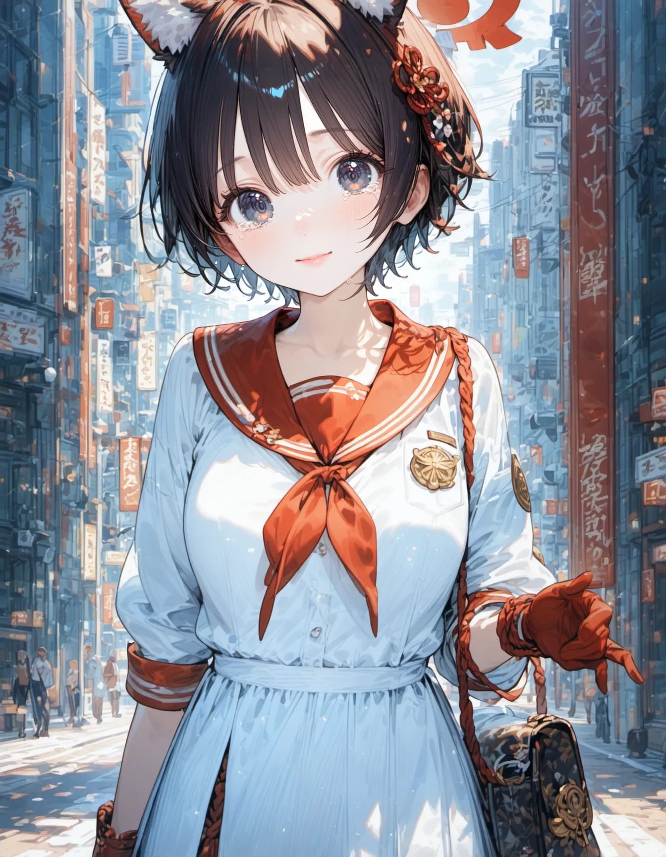 Urban Kitsune Echo | の人気AIイラスト・グラビア