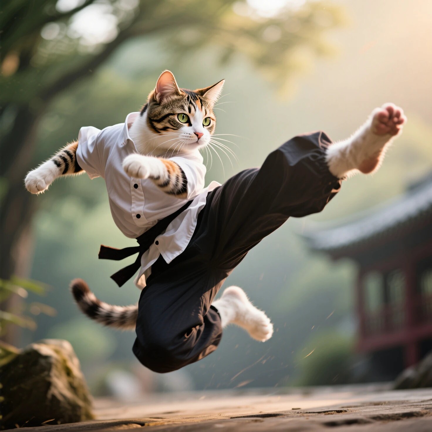 猫パンtじゃなくて猫キック！