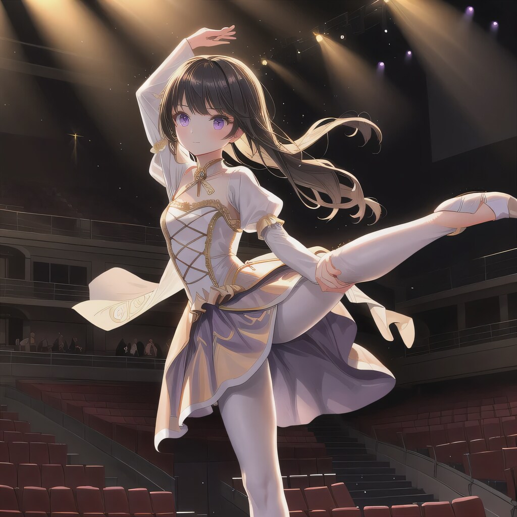 黒髪ロングで演劇の少女３０