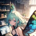 緑髪の妖精が 2枚目