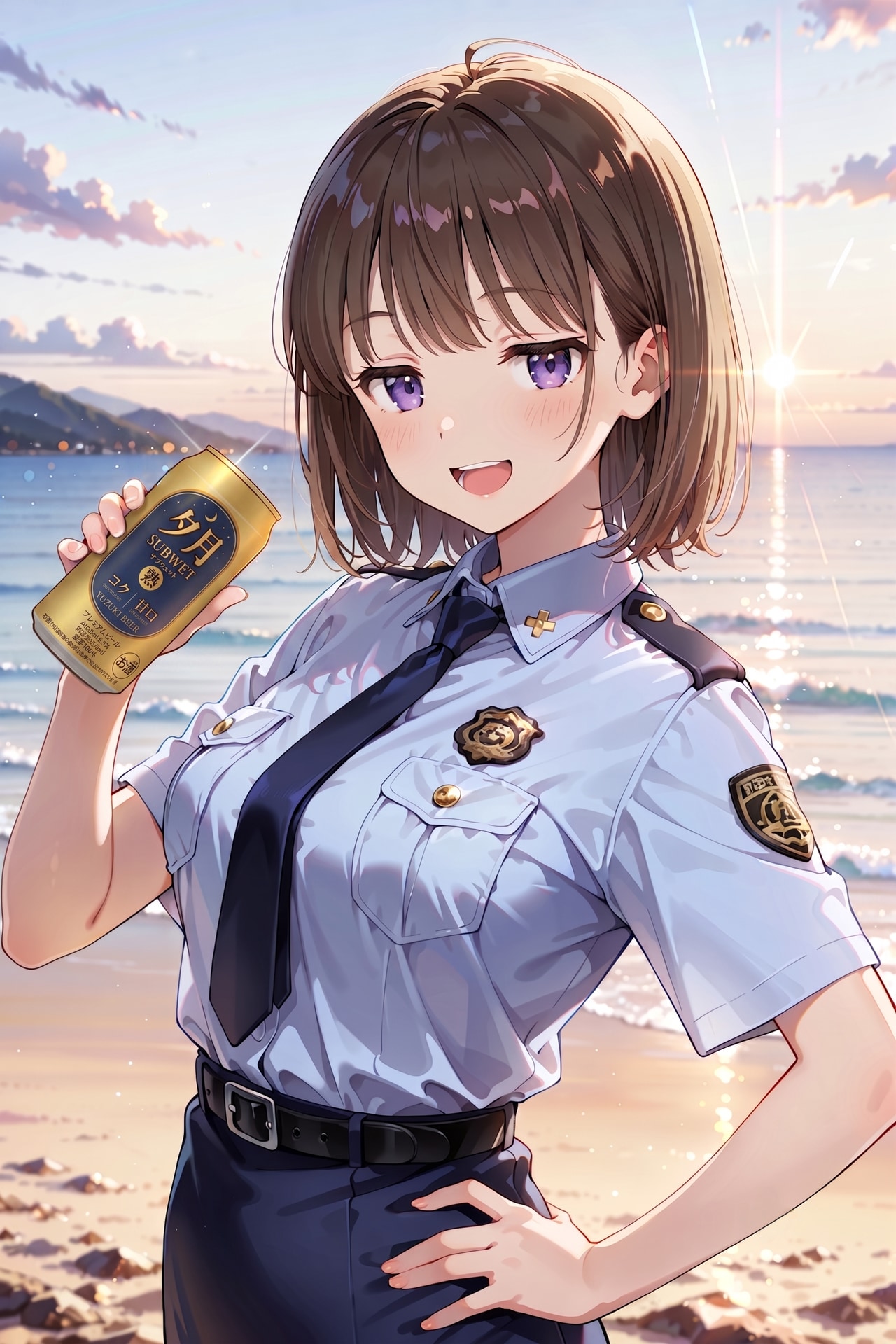 ジト目婦警さんとビール ～乾さつきのドライな日常～ Z702