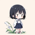 スズランを愛でる 2枚目