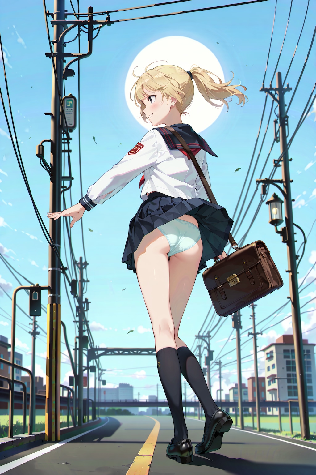 ぱんつまる見え登校 YC05