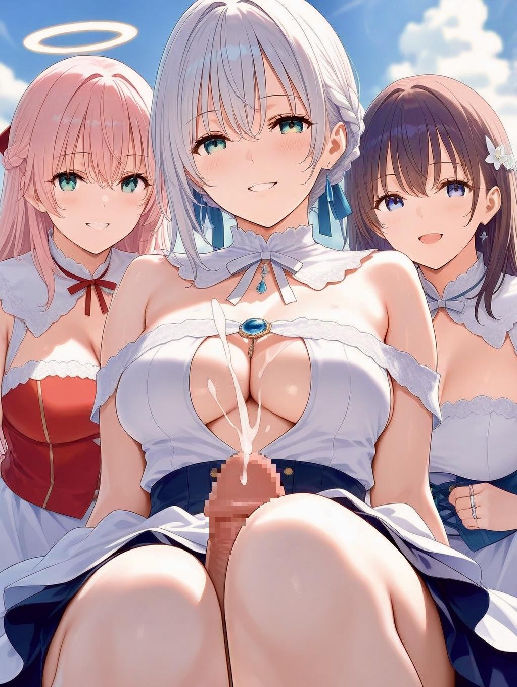 ふとももの圧で行っちゃう？