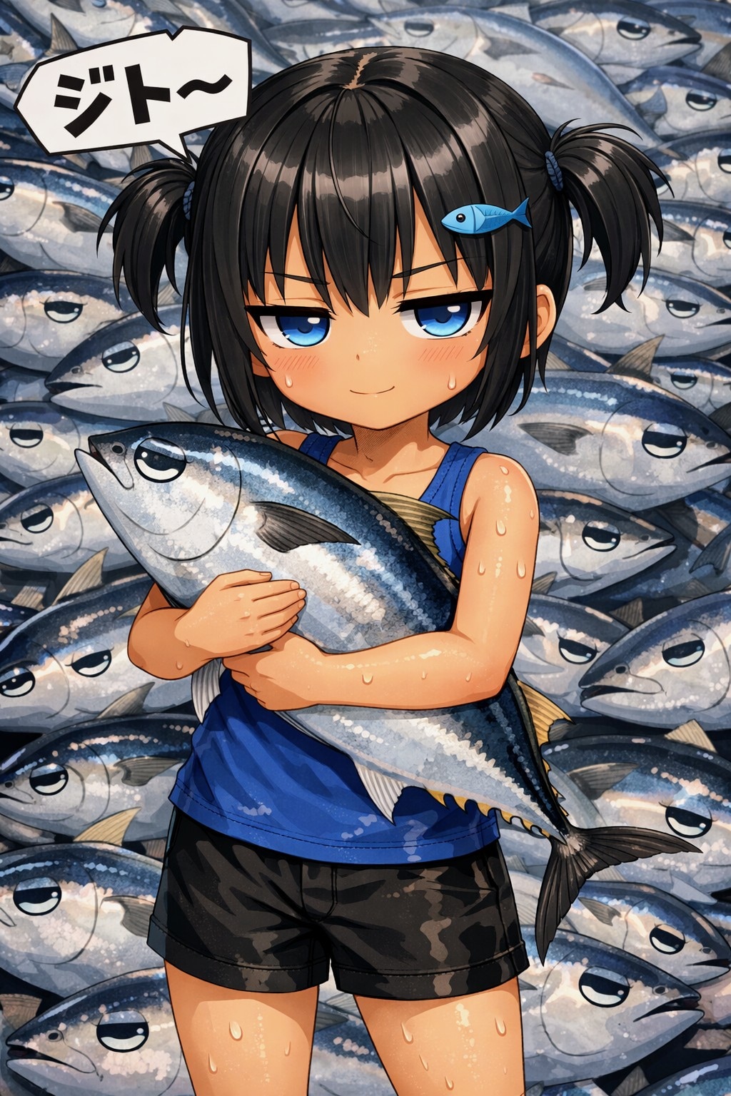 顔文字擬人化お姉やん03(⩌⩊⩌)ｼﾞﾄ~(こなつちゃん)