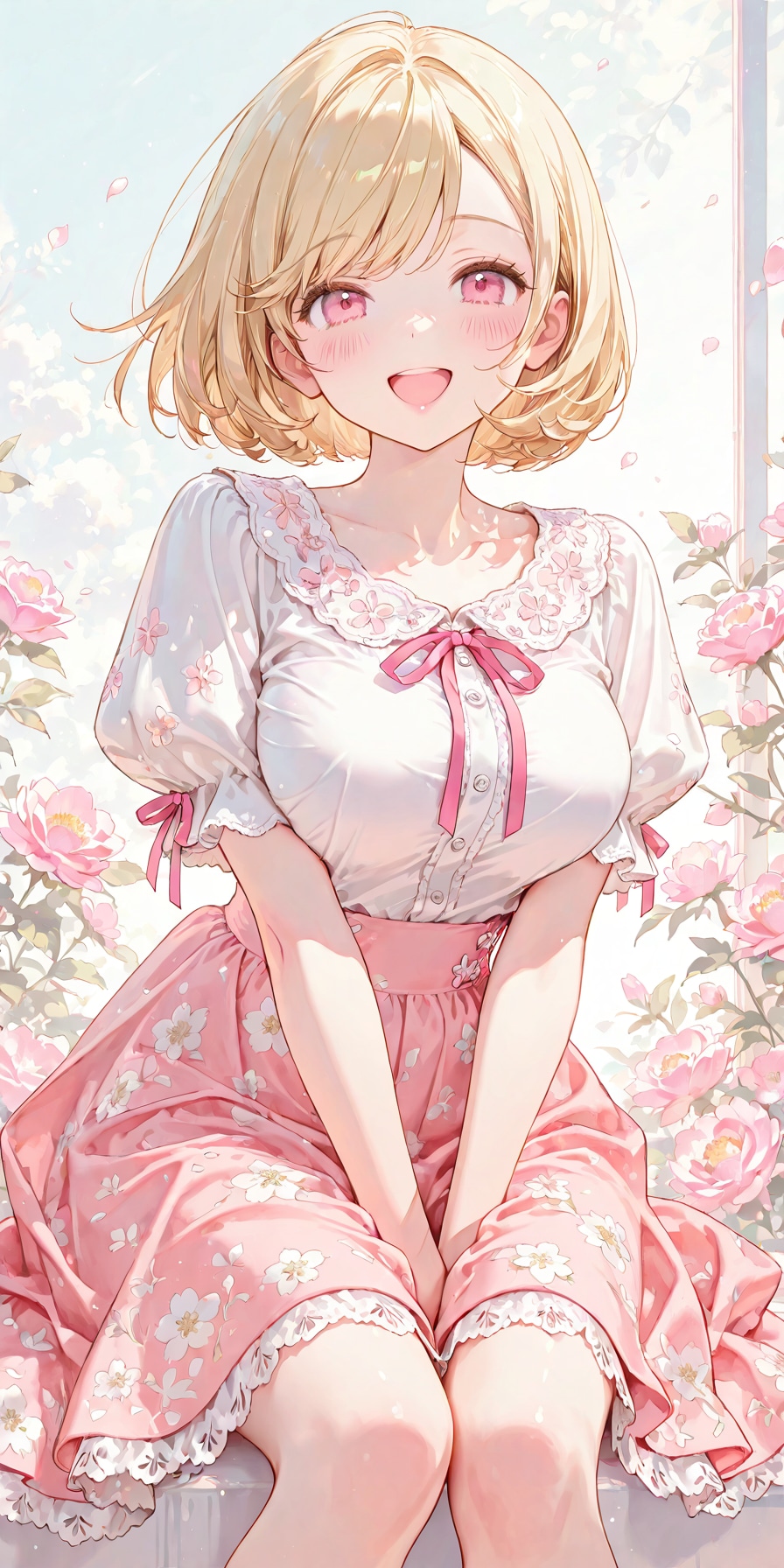 満面の笑み