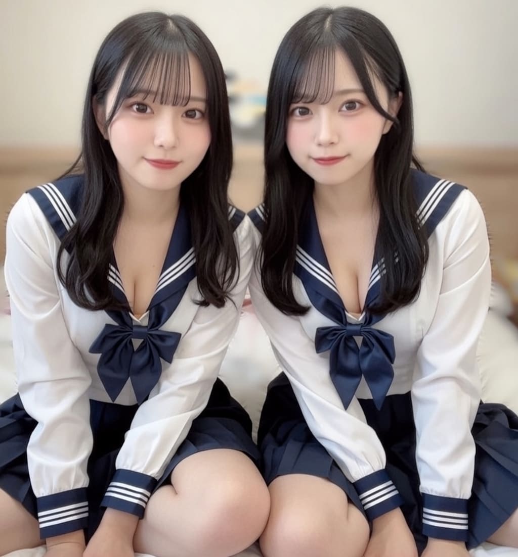 ふたり制服コーデ♡