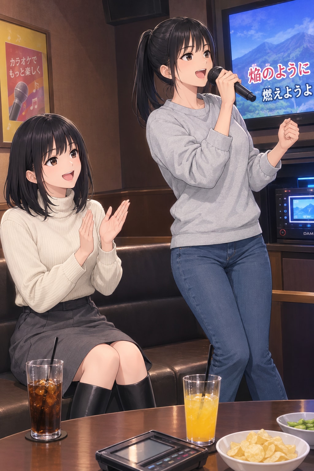 カラオケ店です | の人気AIイラスト・グラビア